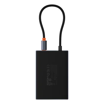 Baseus PioneerJoy 8-in-1 USB-C hub HDMI 4K@60Hz + HDMI 4K@30Hz + DisplayPort 8K@30Hz + VGA + 2 x USB-A 3.0 + 2 x USB-C...