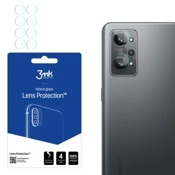 Hibridinis kameros apsauginis stiklas 3mk Lens Protection, skirtas Realme GT 2 5G, 0.16 mm