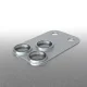 Etteri Full Camera Lens Guard for iPhone 18 Pro, 9H Glass & Aluminum, Silver