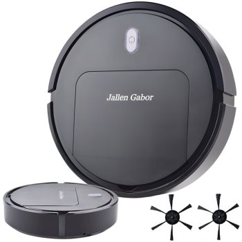 Cordless Robotic Vacuum Cleaner with Mopping Function, Black