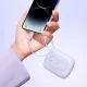 Dudao K32 22.5W 10000 mAh Power Bank with Built-in Cables - Purple