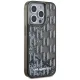 Karl Lagerfeld iPhone 15 Pro Max Case Liquide Glitter Monogram Gradient, Black