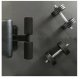 4fizjo Puzzle Mat for Yoga Fitness Gym 60x60x1cm, Set of 6 Pcs., Black