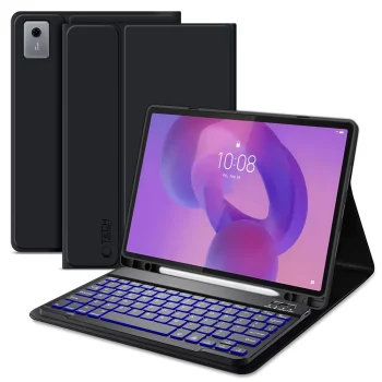Tech-Protect SC Pen Keyboard Case for Lenovo Idea Tab Plus 12.1 TB-361 - Black