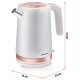 Electric Kettle Berdsen BD-705, 1.7 L, White-Copper