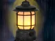 Rechargeable LED Camping Lamp with Hook and Torch Effect, Black