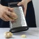 4-Sided Stainless Steel Box Grater for Vegetables and Cheese 22 cm