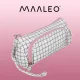 Maaleo 00024509 Two-Compartment School Pencil Case, White Checkered