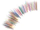 Colored Gel Pens Set in Case, 120 pcs + 120 Refills