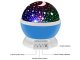 Dream Rotating Night Star Projection Lamp, Blue