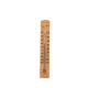 Wooden Wall Thermometer TENAX, 20 cm, Brown