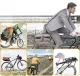 Universal Bicycle Rear Aluminum Trunk Bike Rack, Black