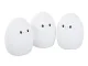 Kids Night Light Egg, LED RGB, Silicone, with Remote and USB, White