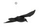 Flying Raven Bird Scarer Decoy for Gardens and Balconies