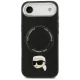 Karl Lagerfeld Karl Pin MagSafe dėklas telefonui iPhone Air, juodas