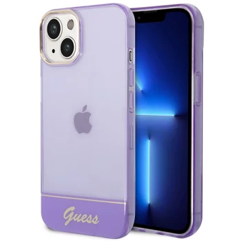 Guess Translucent Case for iPhone 14 Plus – Violet