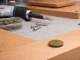Gold Furniture Screw Covers, 100 pcs