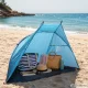 Large Beach Tent / Sun and Wind Shelter, Blue