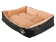 Soft Pet Bed for Dogs and Cats, Size S, 52x47 cm, Grey