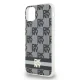 DKNY iPhone 11 / XR Case IML Checkered Mono Pattern MagSafe, Black