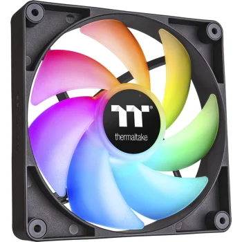 Thermaltake CT120 ARGB Sync PC Cooling Fan, 120mm, Black, 2 Pack