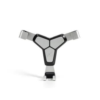 Maxximus Iron Gravity Car Phone Air Vent Mount, Black/Silver