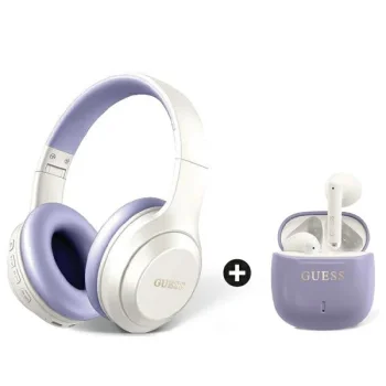 Guess GUOBPV21J14PBCEU on-ear headphones Bluetooth + TWS purple/purple BiColor set