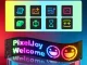 Programmable Flexible LED Car Window Display 16x64 App Control