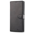 Samsung Galaxy Note 10 Plus (SM-N975F) AZNS Leather Stand Case Cover with Card Slots, Black