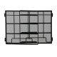 Metal Mesh Desk Organiser with 4 Shelves for Documents, Black