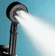 Shower Head, 5 Spray Modes, Black