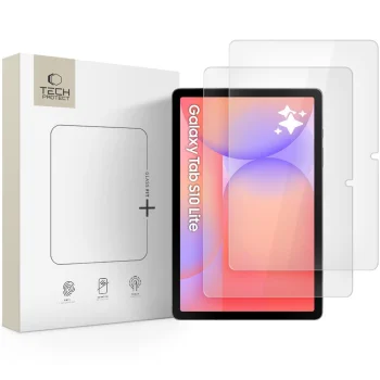 Tech-Protect Samsung Galaxy Tab S10 Lite 10.9 Tempered Glass 2-Pack Glass Fit+, Transparent
