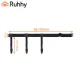 Ruhhy 27226 Shirt Stays, Black