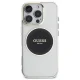 Guess IML Metal Colored Circle Classic Logo MagSafe Case for iPhone 16 Pro, Black