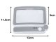 Reading Magnifier with LED Light, 4x Magnification