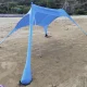 Large Beach Tent Sun Shelter Canopy Trizand 20982 with UV50+, Blue