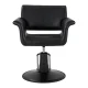Hairdressing Chair Gabbiano Lucca, Black with Black Base