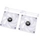Thermaltake CT140 ARGB Sync PC Cooling Fan 140mm White (2 Pack)