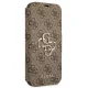 Guess 4G Big Metal Logo Folio Case for iPhone 13 Pro Max, Brown