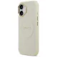 Guess Peony Hot Stamp MagSafe iPhone 17 Case - Beige