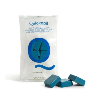 Quickepil Hard Stripless Wax for Hair Removal, 1 kg, Blue