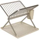 Brabantia SinkSide Foldable Dish Drying Rack, Soft Beige
