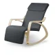 Sofotel Suzi Rocking Lounge Chair with Footrest, Grey