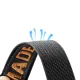 Dux Ducis Strap for Apple Watch (49, 45, 44, 42 mm) Outdoor Version, Black and Orange