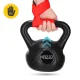 4FIZJO Lifting Straps for Deadlifts and Weightlifting, Red