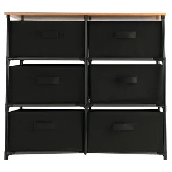 6-Drawer Organizer, Wild Oak, 76x30x68 cm