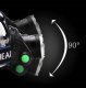 Powerful LED T6 Headlamp with Zoom and 2 High-Capacity Batteries 2600mAh