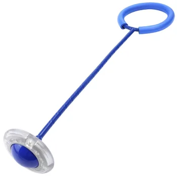 LED Ankle Skip Ball Light-Up Fitness Toy for Kids, Blue