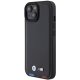 Apple iPhone 15 6,1\" BMW Leather Stamp Tricolor Case Cover (BMHCP15S22PTDK), Black
