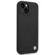 BMW Silicone Case for iPhone 14 Plus with Metal Logo Black